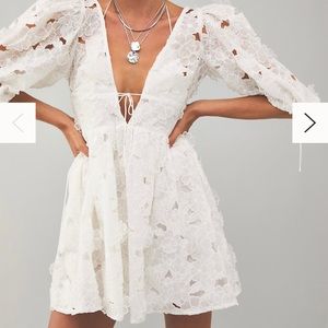 For Love & Lemons Serena Mini Dress